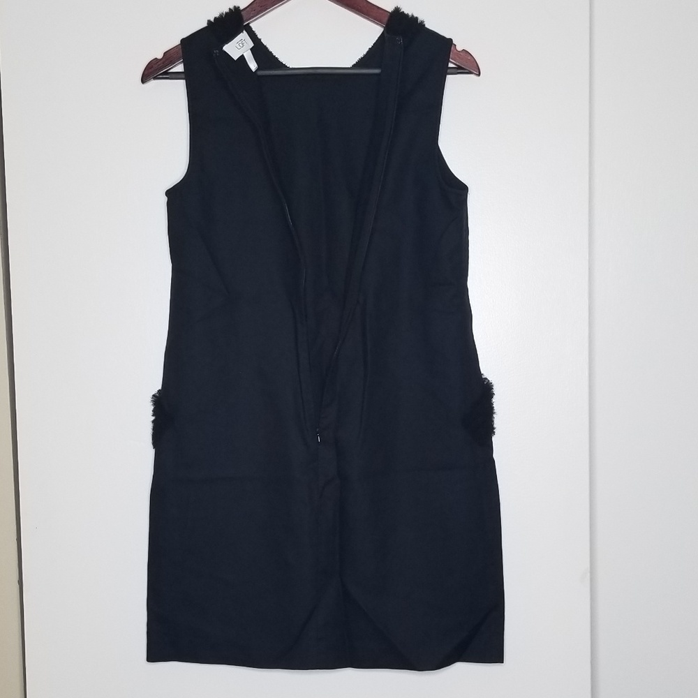 Loft Black Dress Size 4 with Pockets - Picture 3 of 6